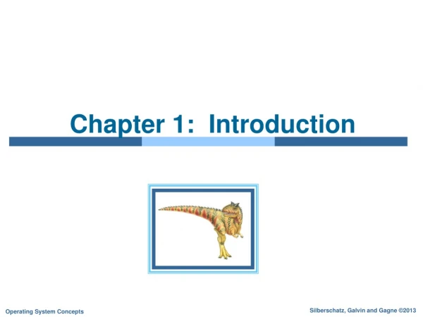 Chapter 1:  Introduction