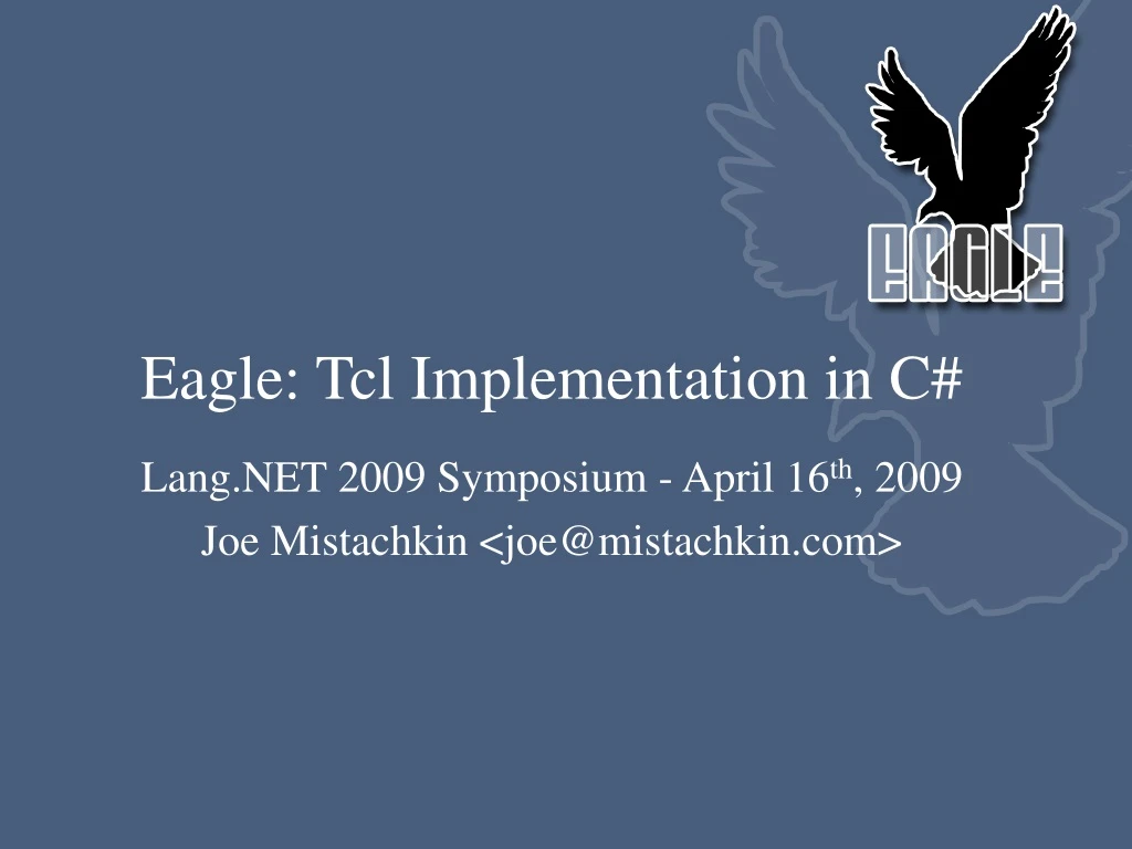 eagle tcl implementation in c