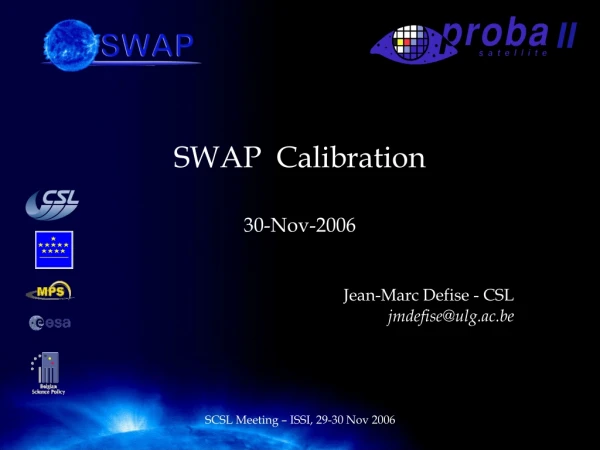 SWAP  Calibration