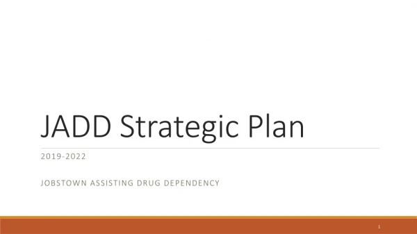 JADD Strategic Plan
