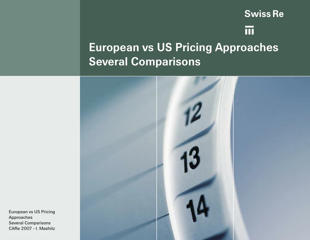 european vs us pricing approaches several comparisons