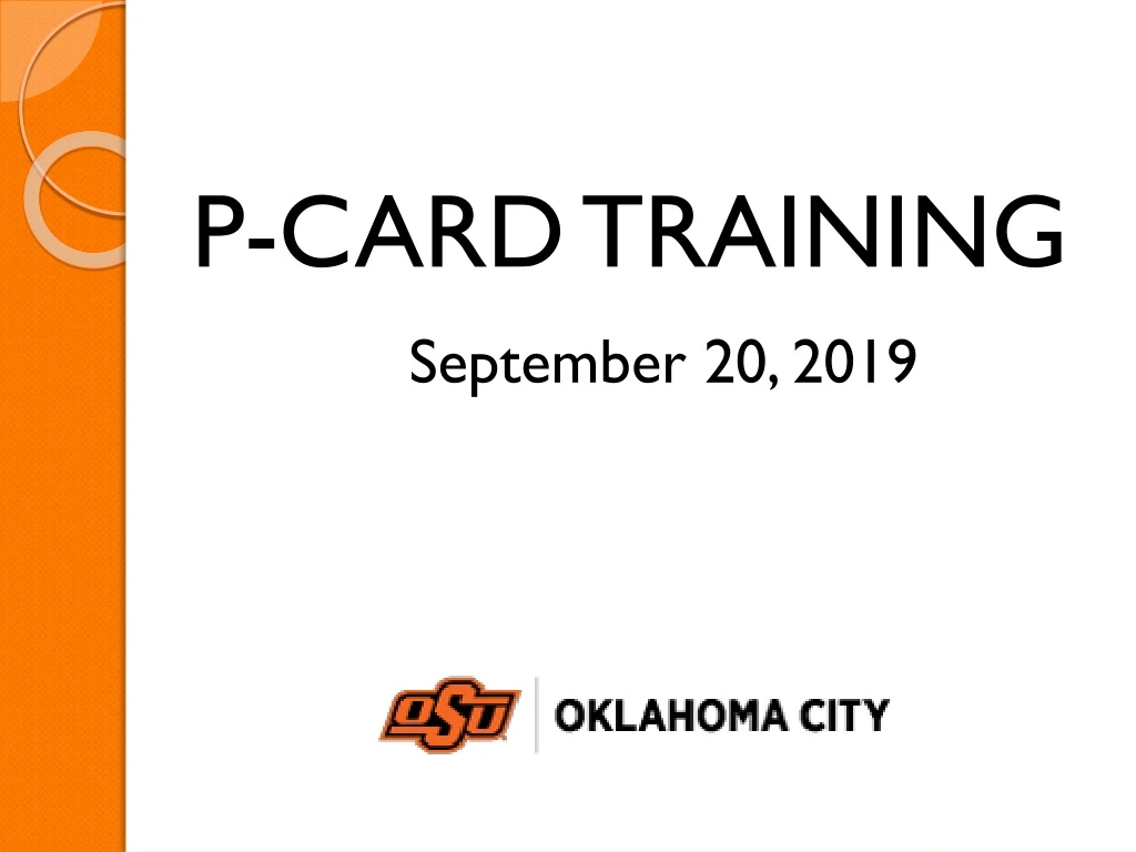 p card training september 20 2019