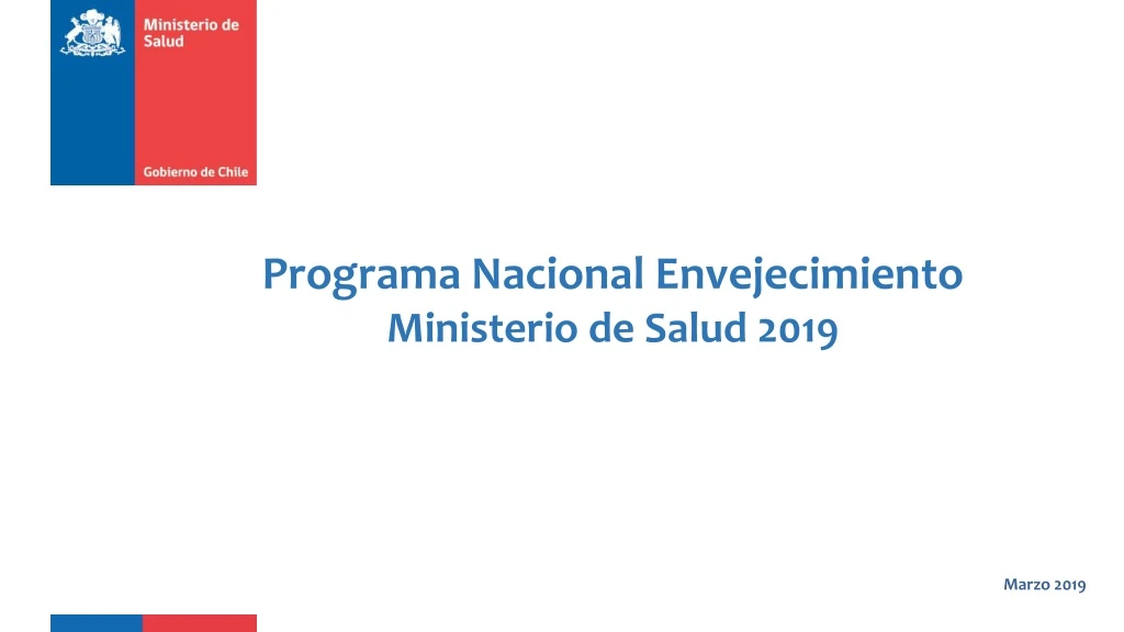 programa nacional envejecimiento ministerio