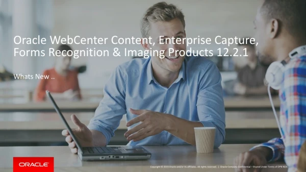 Oracle WebCenter Content, Enterprise Capture, Forms Recognition &amp; Imaging Products 12.2.1