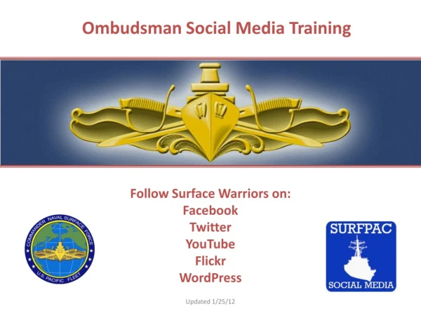 Ombudsman Social Media Training