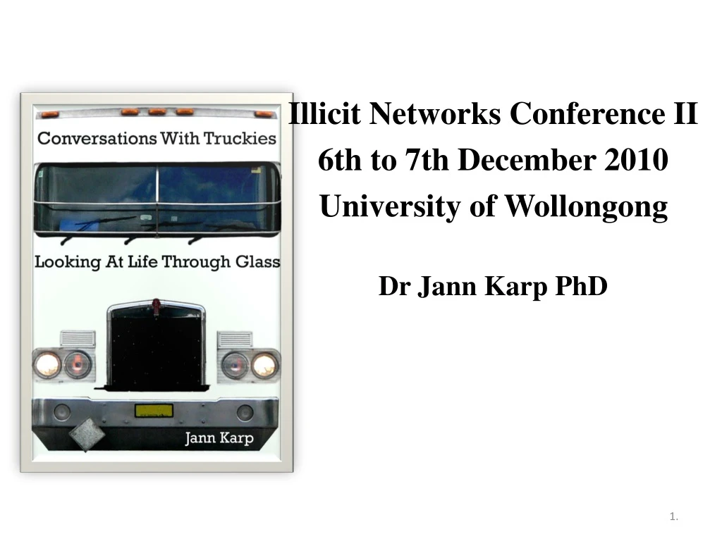 illicit networks conference