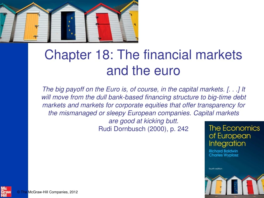 chapter 18 the financial markets and the euro