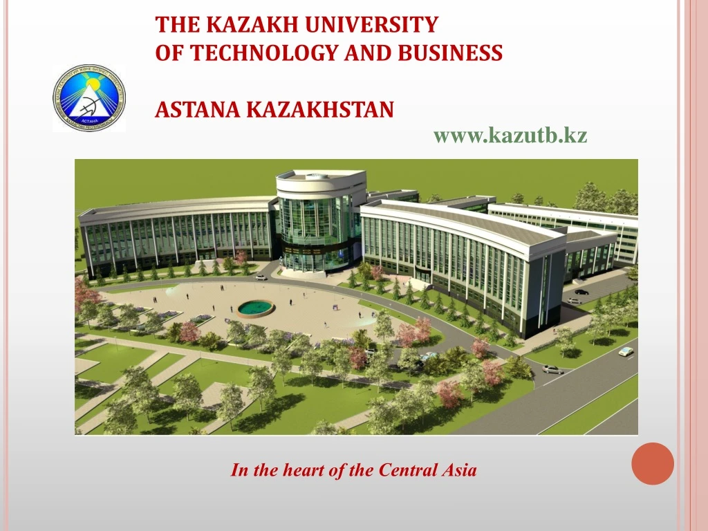 the kazakh university of technology and business astana kazakhstan