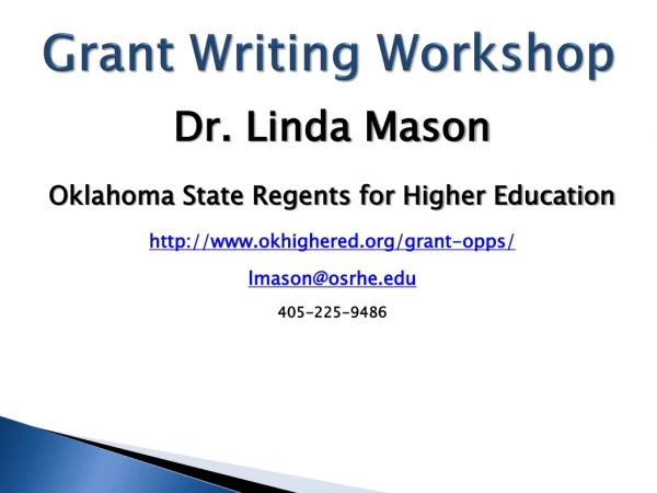 Grant Writing Workshop