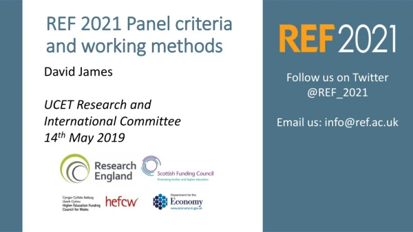 REF 2021 Panel criteria and working methods