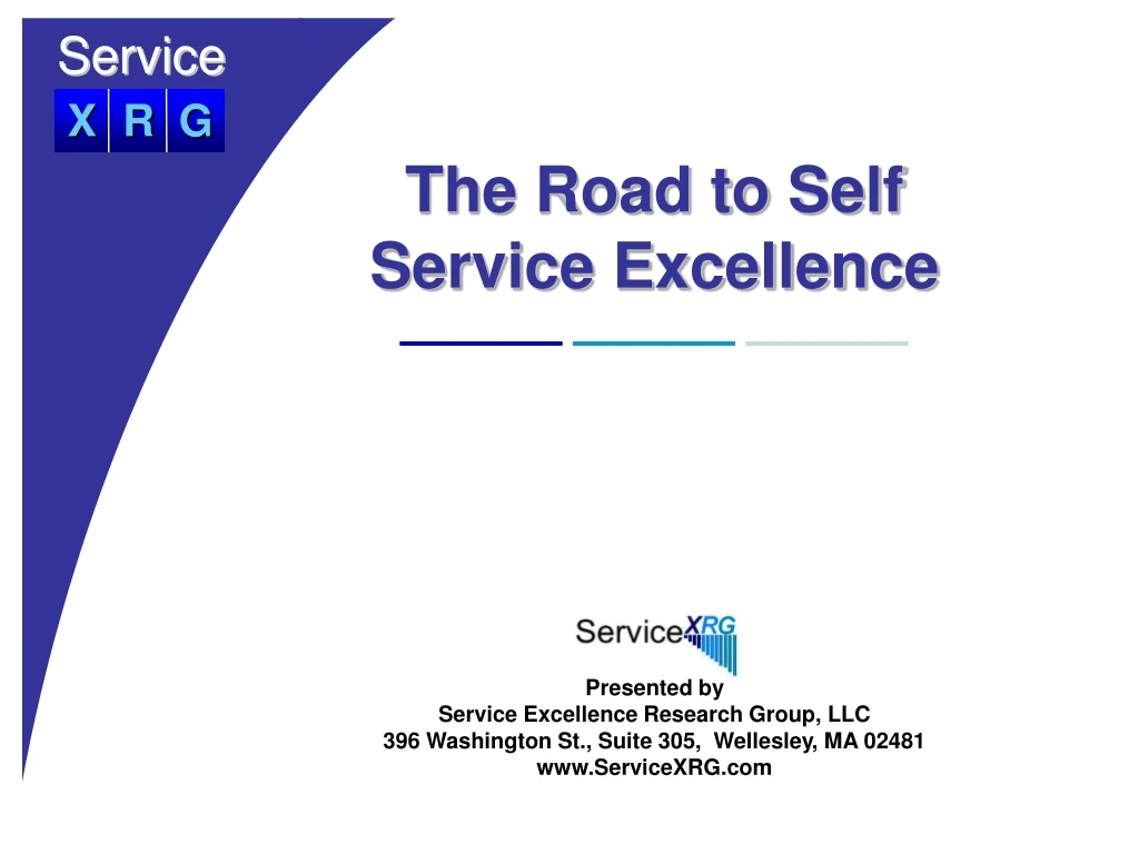 the road to self service excellence