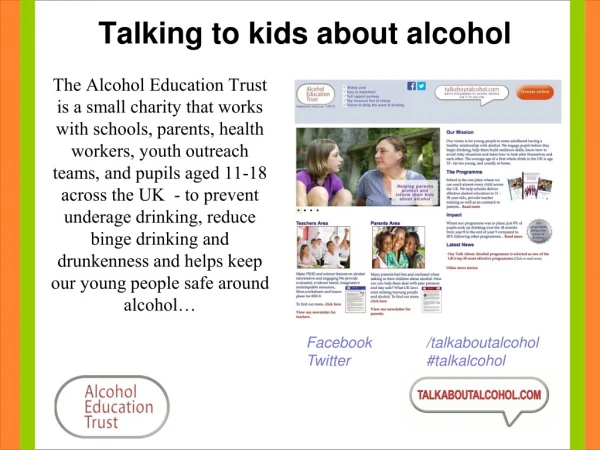 Talking to kids about alcohol