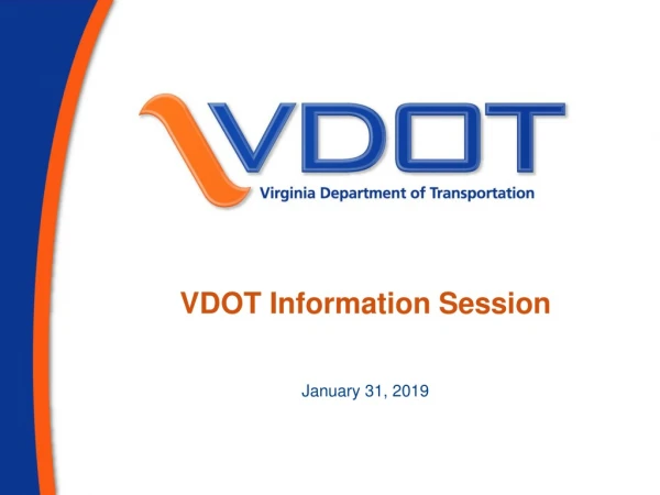VDOT Information Session