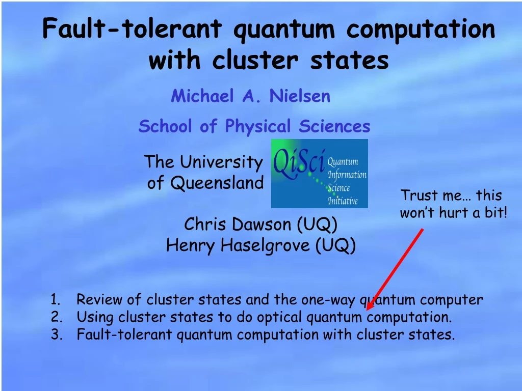 fault tolerant quantum computation with cluster
