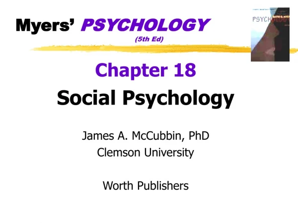 Myers’  PSYCHOLOGY 				(5th Ed)
