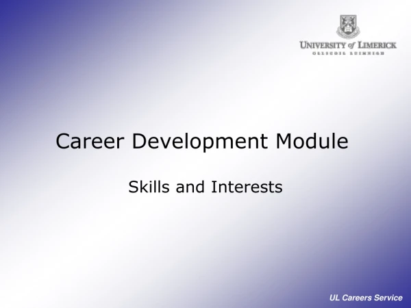 Career Development Module