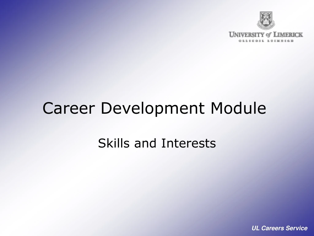 career development module