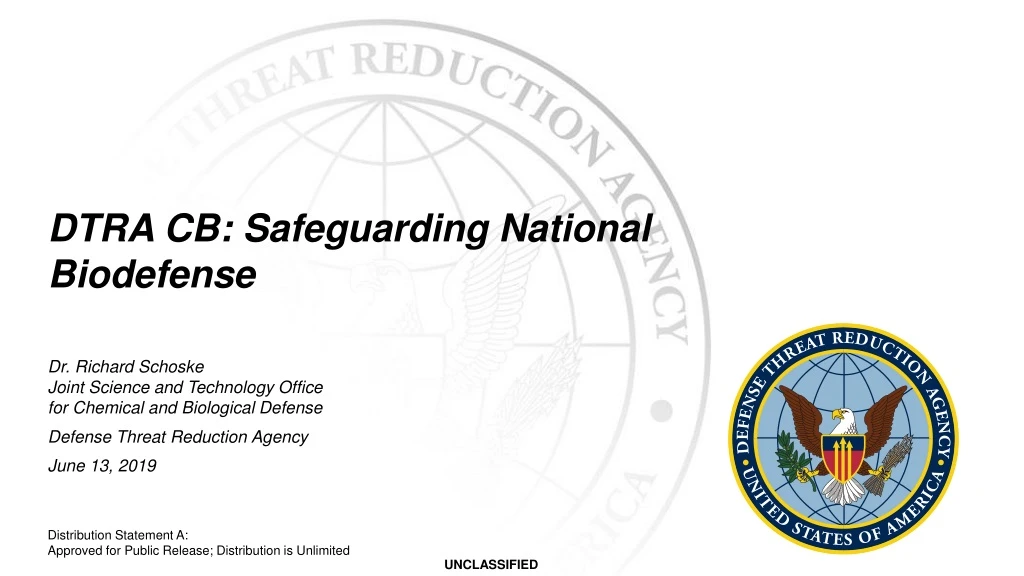 dtra cb safeguarding national biodefense