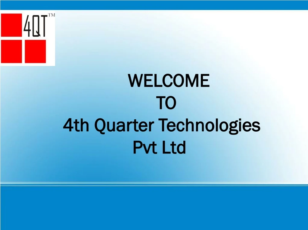 welcome to 4th quarter technologies pvt ltd