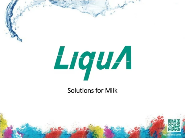 Solutions for Milk
