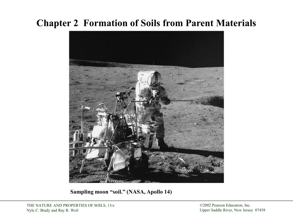 chapter 2 formation of soils from parent materials