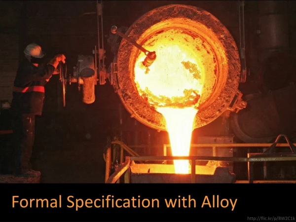 Formal Specification with Alloy