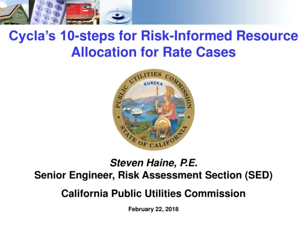 Cycla’s 10-steps for Risk-Informed Resource Allocation for Rate Cases