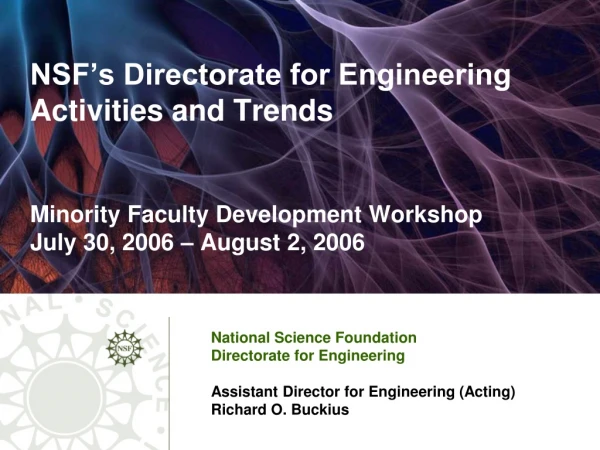 National Science Foundation Directorate for Engineering