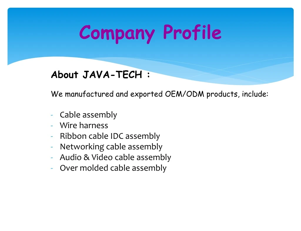 company profile