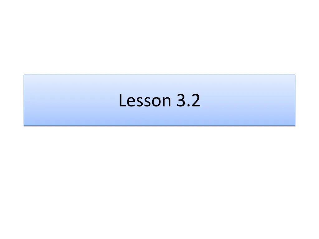 lesson 3 2