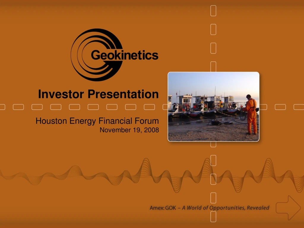 houston energy financial forum november 19 2008