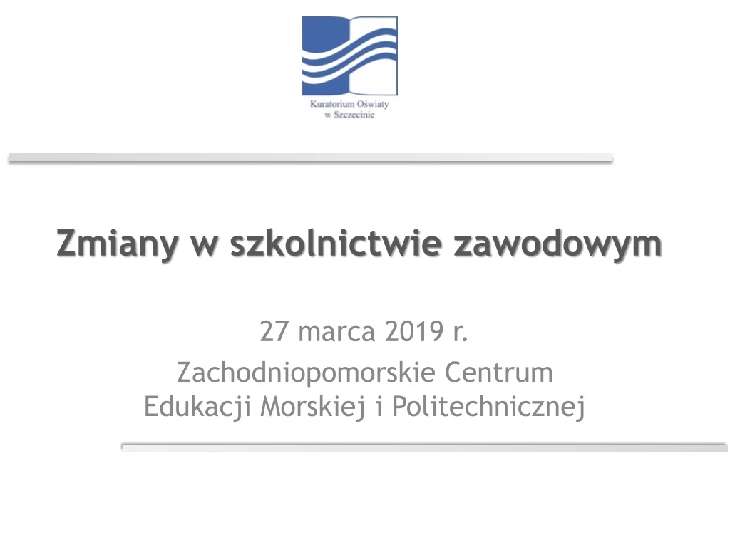 zmiany w szkolnictwie zawodowym