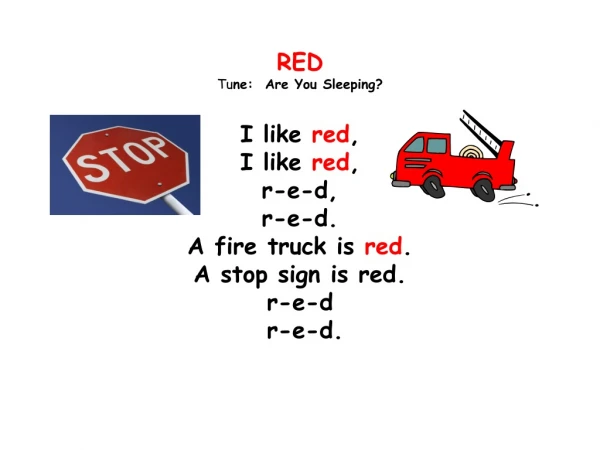 RED Tu ne:  Are You Sleeping?