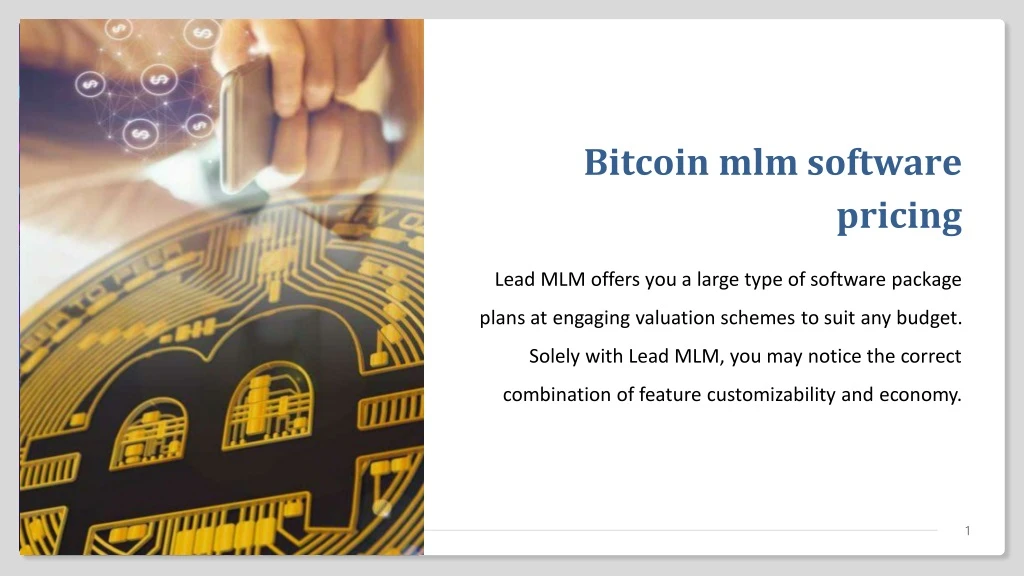 bitcoin mlm software