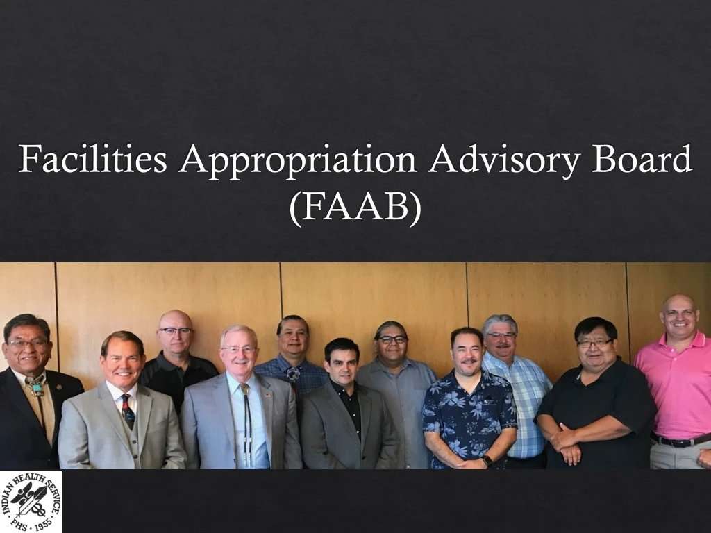 facilities appropriation advisory board faab