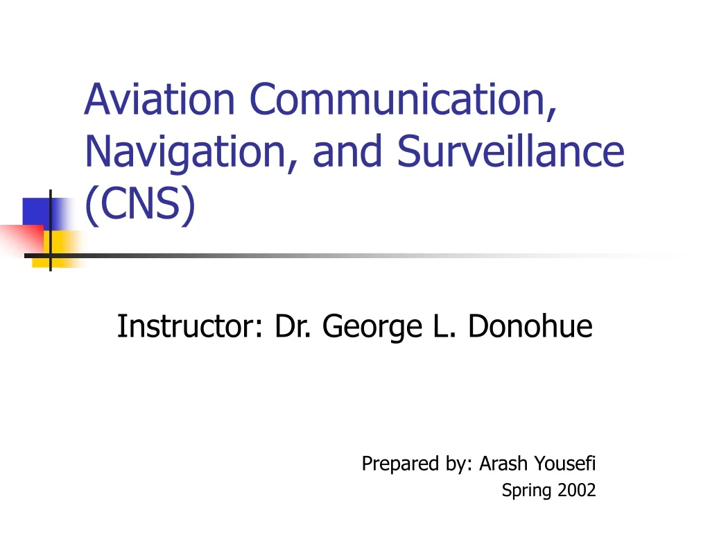 aviation communication navigation and surveillance cns