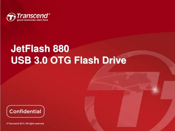 JetFlash 880 USB 3.0 OTG Flash Drive