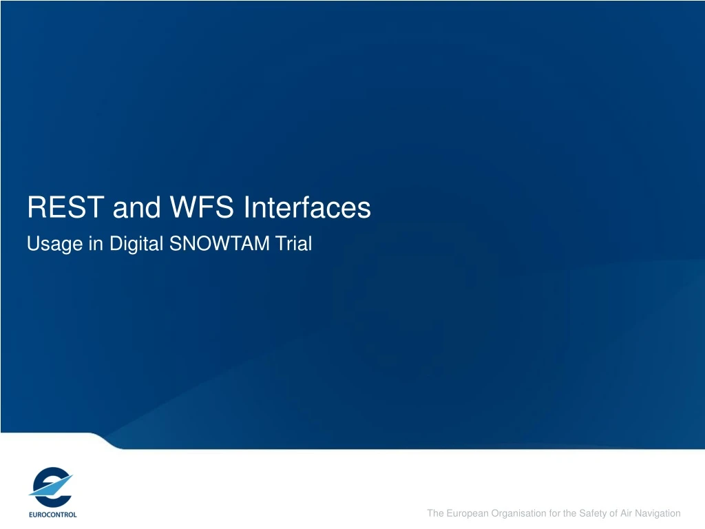 rest and wfs interfaces