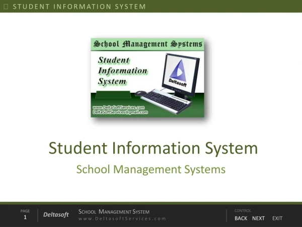 Student Information System