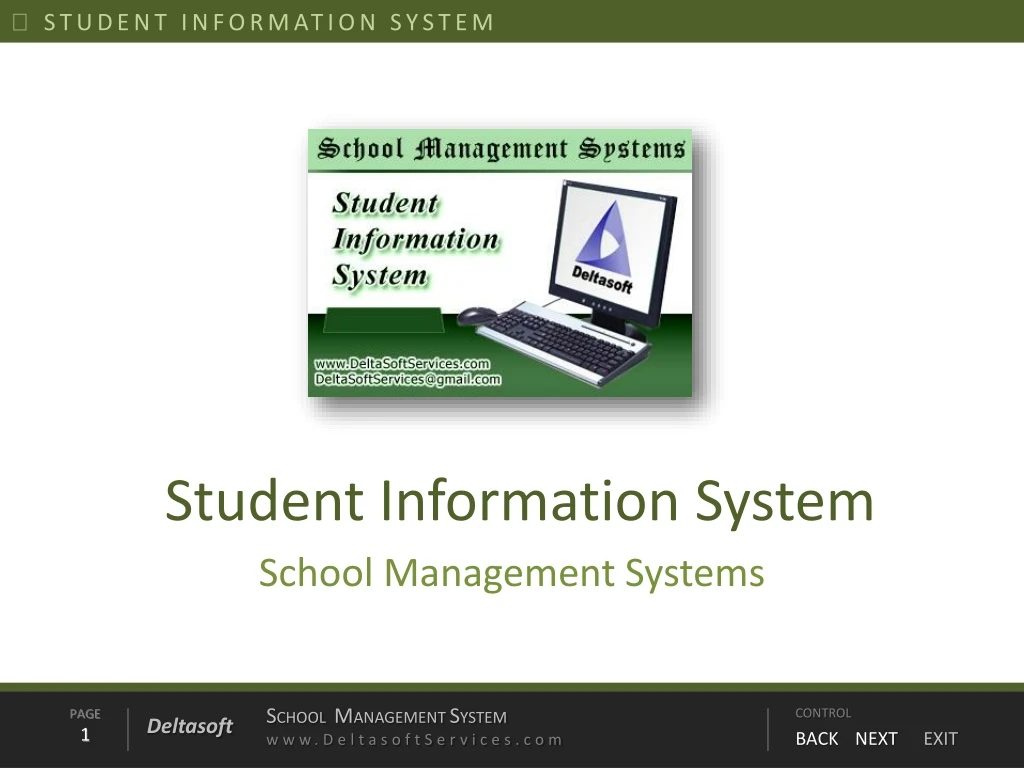 student information system