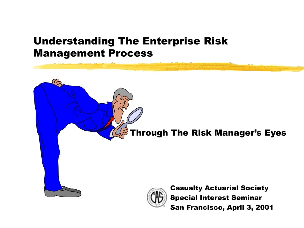 understanding the enterprise risk management process
