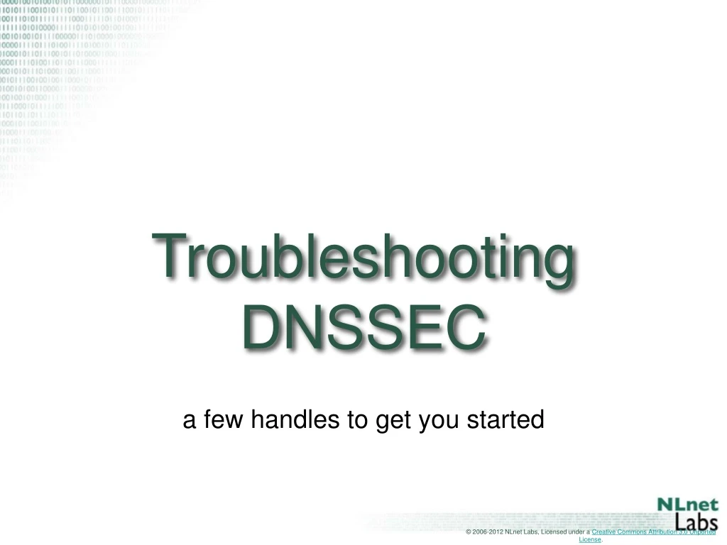 troubleshooting dnssec