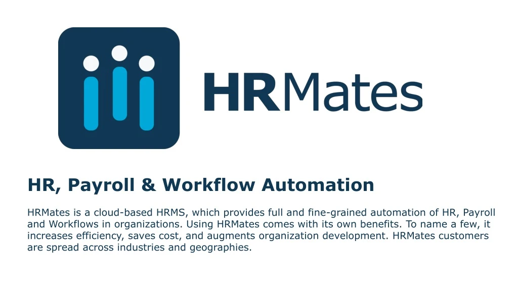 hr payroll workflow automation hrmates is a cloud