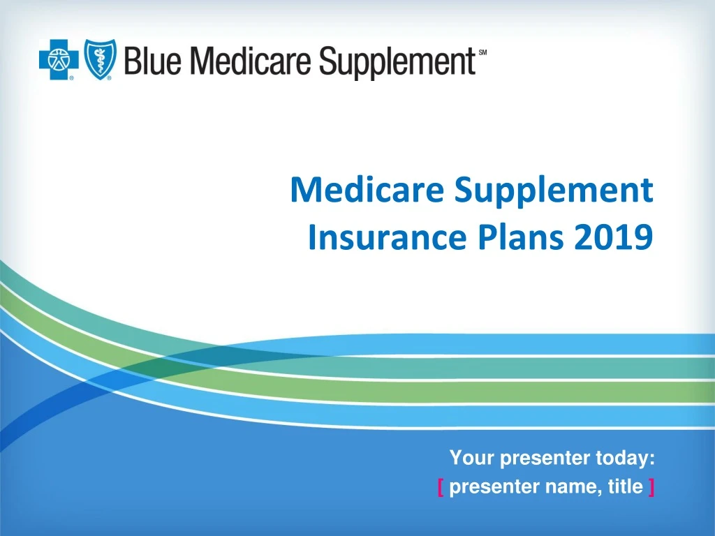 medicare supplement insurance plans 2019