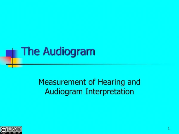 The Audiogram