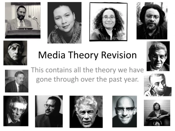 Media Theory Revision
