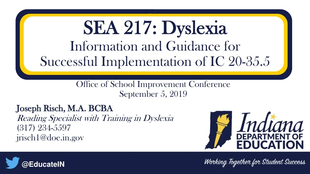 office of school improvement conference september 5 2019