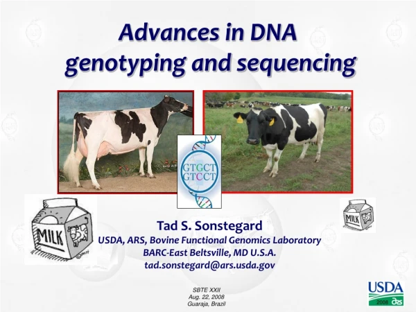 Advances in DNA  genotyping and sequencing