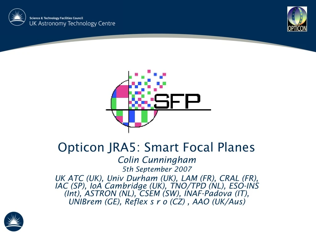 opticon jra5 smart focal planes colin cunningham