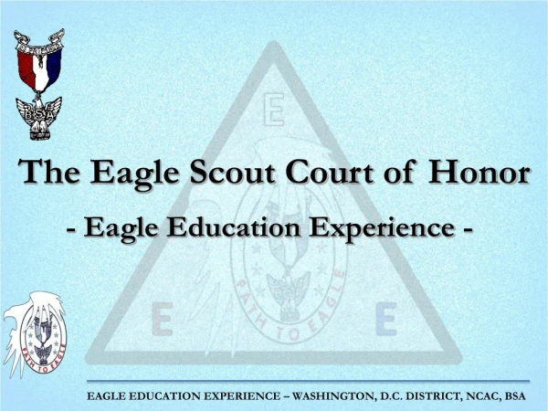 The Eagle Scout Court of Honor